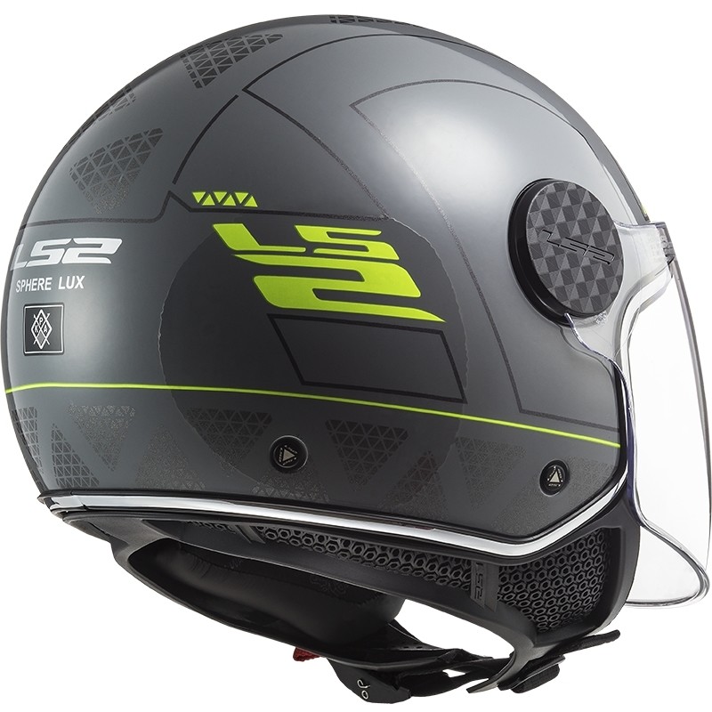 LS2 Open Face Helmet - OF-558 SPHERE LUX LINUS (Nardo Grey)