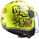 LS2 Open Face Helmet - OF-558 SPHERE LUX SKATER (Yellow)