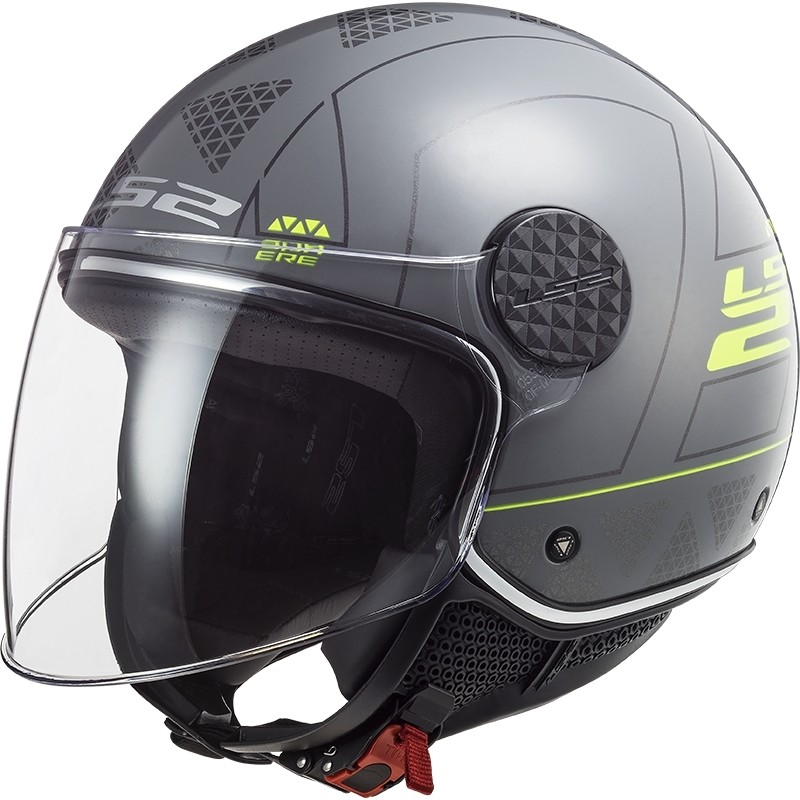 LS2 Open Face Helmet - OF-558 SPHERE LUX LINUS (Nardo Grey)