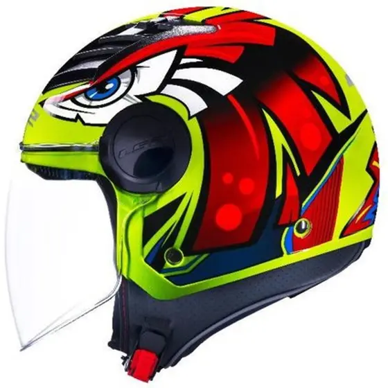 LS2 Open Face Helmet - OF-562 AIRFLOW TRIBAL (Yellow)